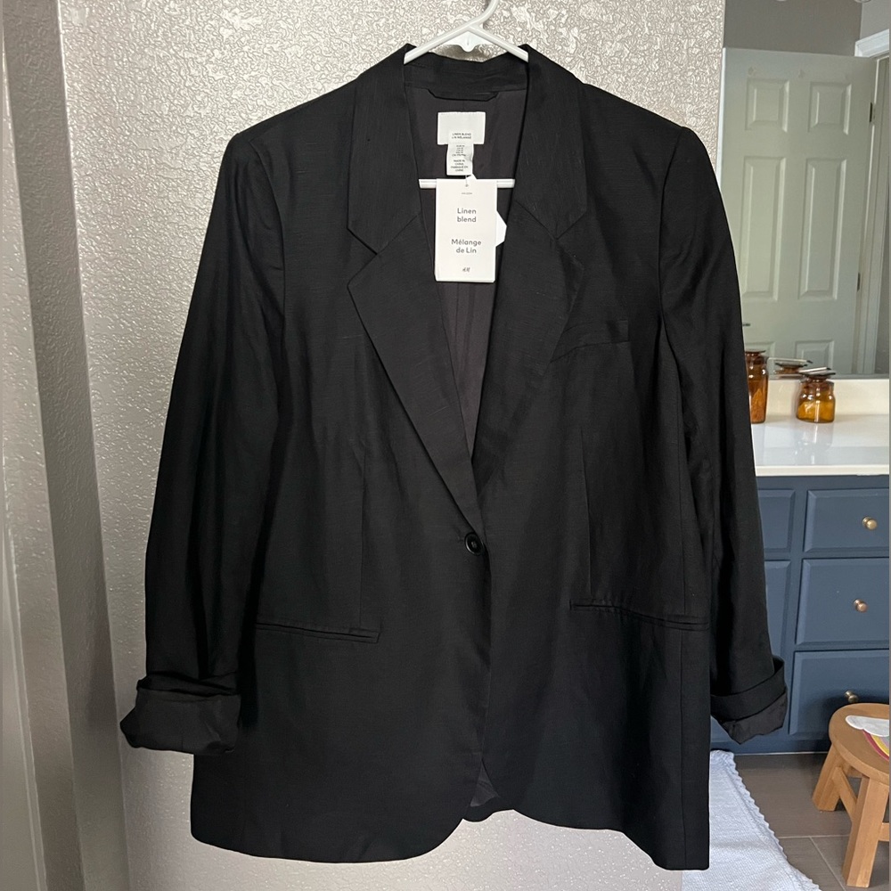 Linen Blend Blazer